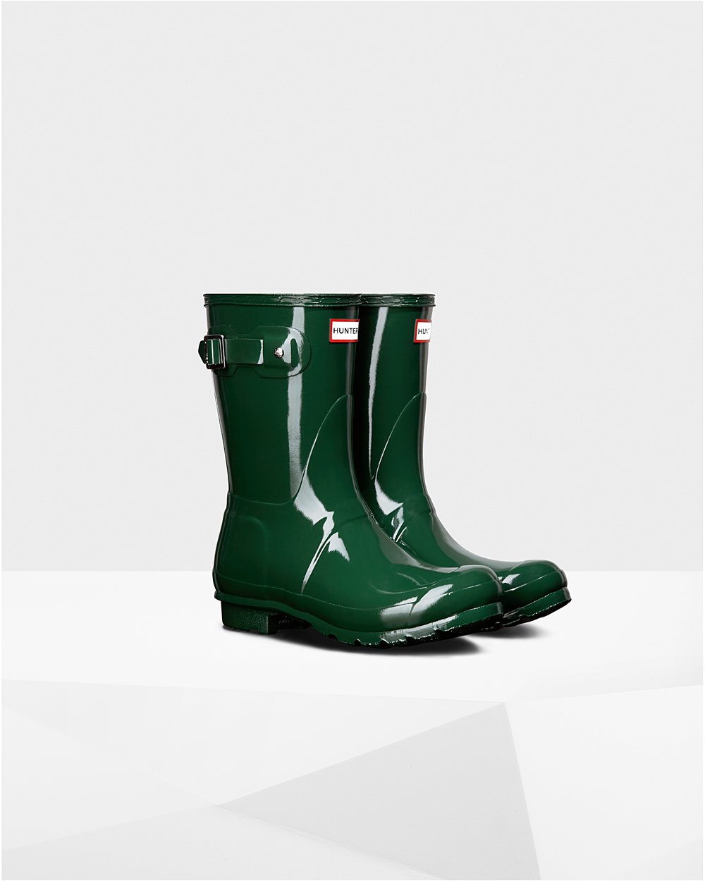 Hunter Mujer Original Gloss - Botas de Lluvia Verde - 576-LRZGCU